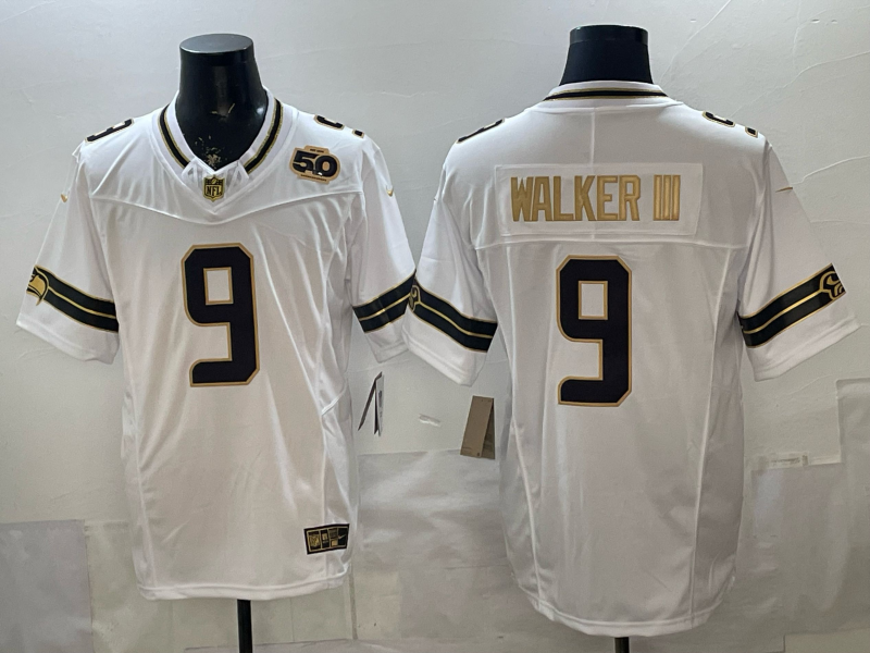 Men Seattle Seahawks #9 Walker iii white Nike Limited 2026 NFL Jersey 003009->boston red sox->MLB Jersey